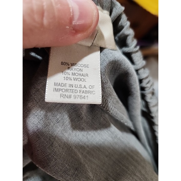 J. Jill Womens Pants Gray Size XLT Wide Leg Viscose‎ Mohair Wool Blend Pants NWT - Picture 9 of 9